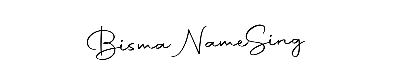 This is the best signature style for the Bisma Name  Sing name. Also you like these signature font (Autography-DOLnW). Mix name signature. Bisma Name  Sing signature style 10 images and pictures png