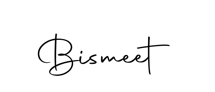 Create a beautiful signature design for name Bismeet. With this signature (Autography-DOLnW) fonts, you can make a handwritten signature for free. Bismeet signature style 10 images and pictures png