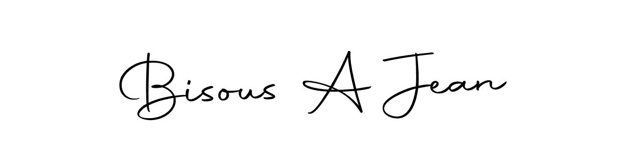 How to make Bisous A Jean signature? Autography-DOLnW is a professional autograph style. Create handwritten signature for Bisous A Jean name. Bisous A Jean signature style 10 images and pictures png