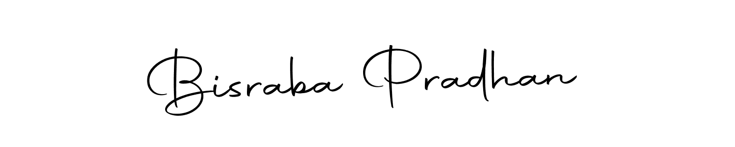 Design your own signature with our free online signature maker. With this signature software, you can create a handwritten (Autography-DOLnW) signature for name Bisraba Pradhan. Bisraba Pradhan signature style 10 images and pictures png