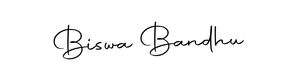 The best way (Autography-DOLnW) to make a short signature is to pick only two or three words in your name. The name Biswa Bandhu include a total of six letters. For converting this name. Biswa Bandhu signature style 10 images and pictures png