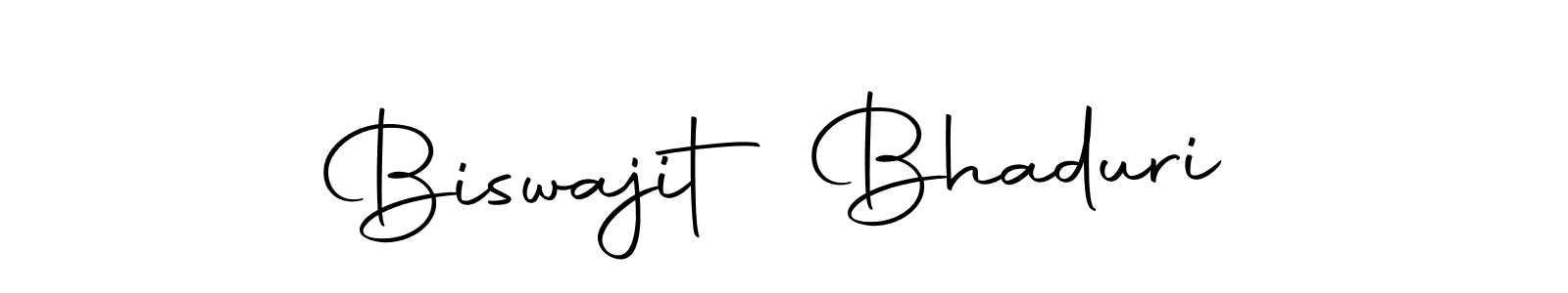 Create a beautiful signature design for name Biswajit Bhaduri. With this signature (Autography-DOLnW) fonts, you can make a handwritten signature for free. Biswajit Bhaduri signature style 10 images and pictures png