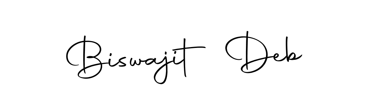 Create a beautiful signature design for name Biswajit Deb. With this signature (Autography-DOLnW) fonts, you can make a handwritten signature for free. Biswajit Deb signature style 10 images and pictures png
