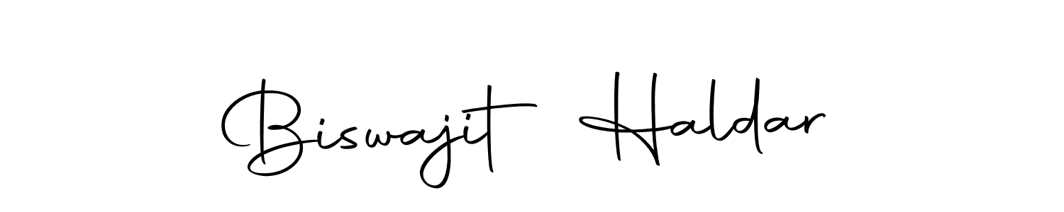 Create a beautiful signature design for name Biswajit Haldar. With this signature (Autography-DOLnW) fonts, you can make a handwritten signature for free. Biswajit Haldar signature style 10 images and pictures png