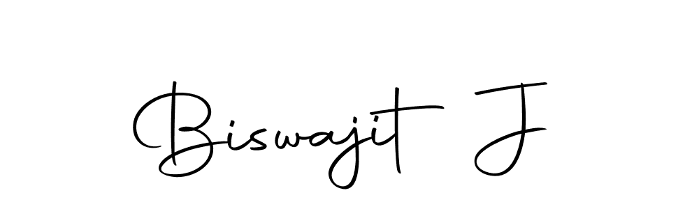 How to make Biswajit J name signature. Use Autography-DOLnW style for creating short signs online. This is the latest handwritten sign. Biswajit J signature style 10 images and pictures png