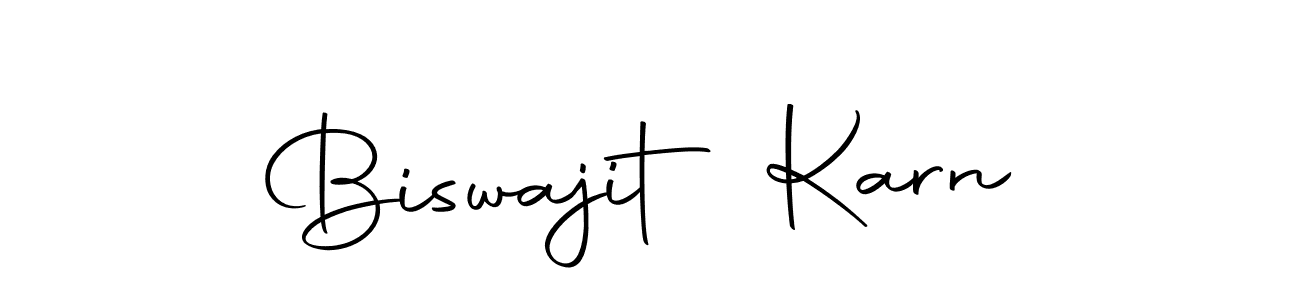 Design your own signature with our free online signature maker. With this signature software, you can create a handwritten (Autography-DOLnW) signature for name Biswajit Karn. Biswajit Karn signature style 10 images and pictures png