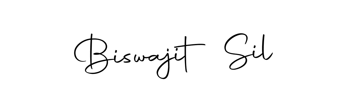 How to make Biswajit Sil name signature. Use Autography-DOLnW style for creating short signs online. This is the latest handwritten sign. Biswajit Sil signature style 10 images and pictures png