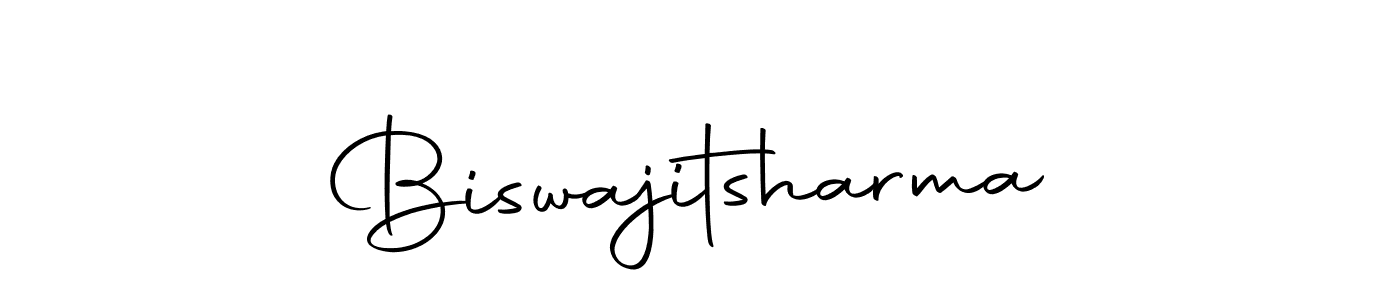 How to make Biswajitsharma name signature. Use Autography-DOLnW style for creating short signs online. This is the latest handwritten sign. Biswajitsharma signature style 10 images and pictures png