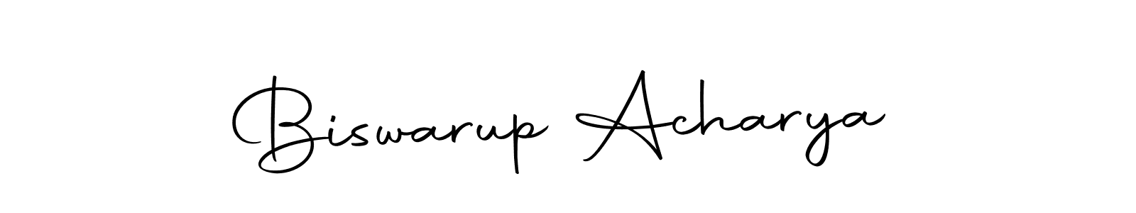 Create a beautiful signature design for name Biswarup Acharya. With this signature (Autography-DOLnW) fonts, you can make a handwritten signature for free. Biswarup Acharya signature style 10 images and pictures png