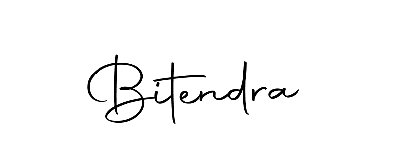Create a beautiful signature design for name Bitendra. With this signature (Autography-DOLnW) fonts, you can make a handwritten signature for free. Bitendra signature style 10 images and pictures png