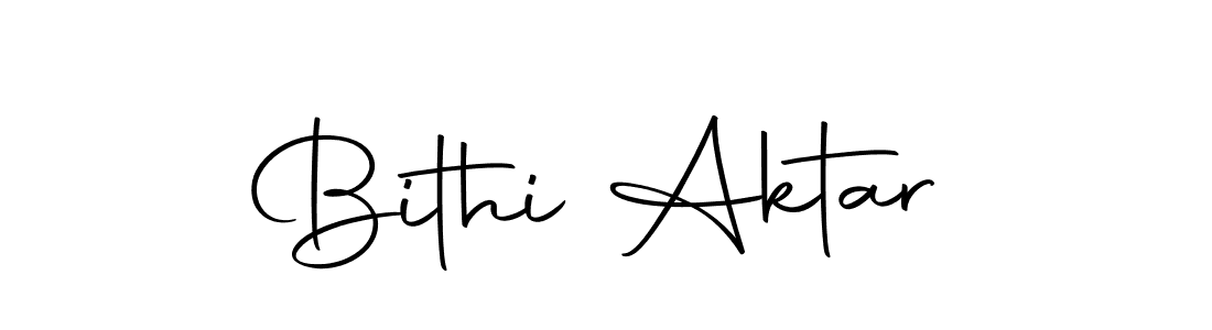 Make a beautiful signature design for name Bithi Aktar. With this signature (Autography-DOLnW) style, you can create a handwritten signature for free. Bithi Aktar signature style 10 images and pictures png