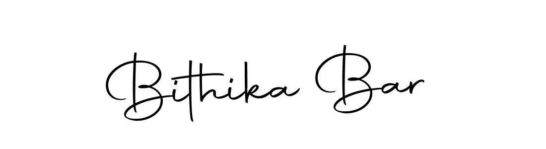Also we have Bithika Bar name is the best signature style. Create professional handwritten signature collection using Autography-DOLnW autograph style. Bithika Bar signature style 10 images and pictures png