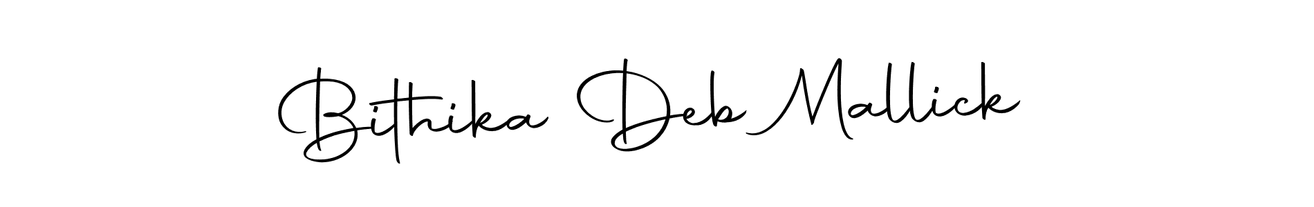 Also we have Bithika Deb Mallick name is the best signature style. Create professional handwritten signature collection using Autography-DOLnW autograph style. Bithika Deb Mallick signature style 10 images and pictures png