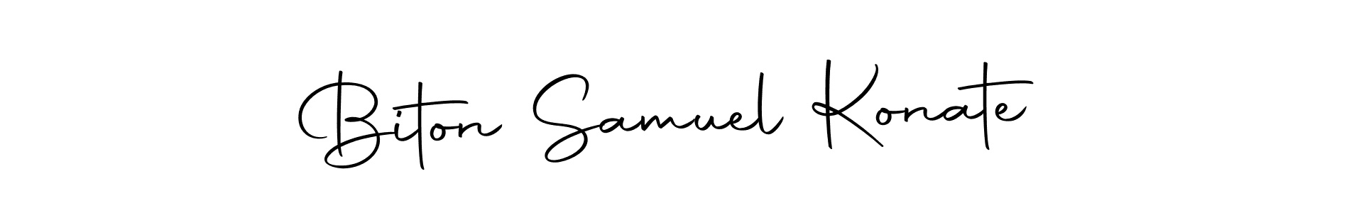 You should practise on your own different ways (Autography-DOLnW) to write your name (Biton Samuel Konate) in signature. don't let someone else do it for you. Biton Samuel Konate signature style 10 images and pictures png