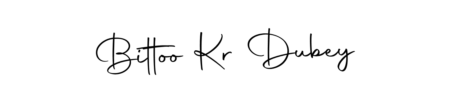 Use a signature maker to create a handwritten signature online. With this signature software, you can design (Autography-DOLnW) your own signature for name Bittoo Kr Dubey. Bittoo Kr Dubey signature style 10 images and pictures png