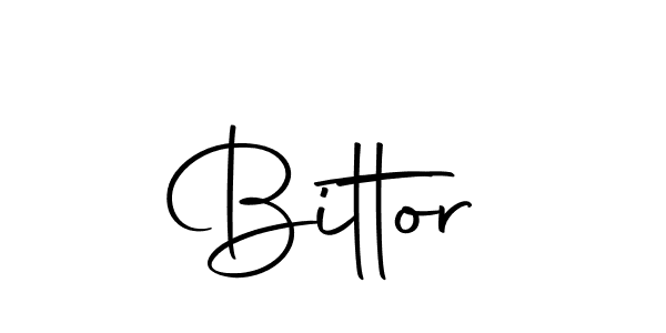 Design your own signature with our free online signature maker. With this signature software, you can create a handwritten (Autography-DOLnW) signature for name Bittor. Bittor signature style 10 images and pictures png