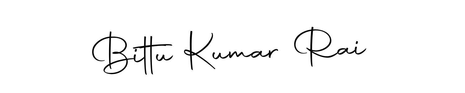 Create a beautiful signature design for name Bittu Kumar Rai. With this signature (Autography-DOLnW) fonts, you can make a handwritten signature for free. Bittu Kumar Rai signature style 10 images and pictures png