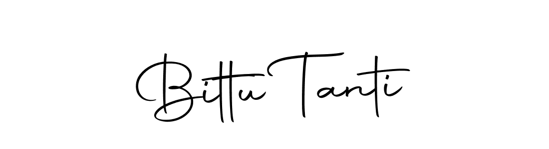 You should practise on your own different ways (Autography-DOLnW) to write your name (Bittu Tanti) in signature. don't let someone else do it for you. Bittu Tanti signature style 10 images and pictures png