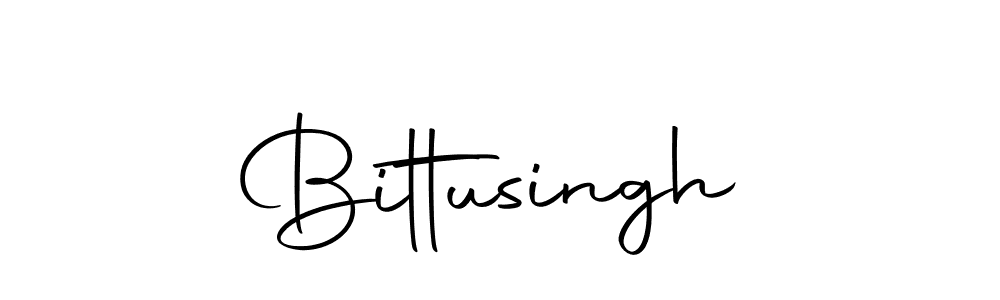 Design your own signature with our free online signature maker. With this signature software, you can create a handwritten (Autography-DOLnW) signature for name Bittusingh. Bittusingh signature style 10 images and pictures png