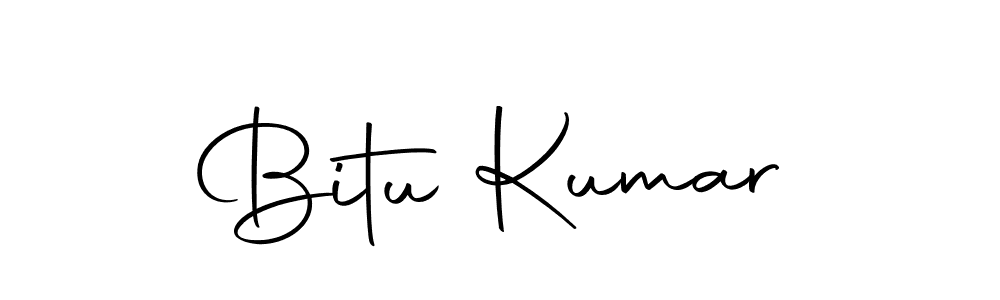 Design your own signature with our free online signature maker. With this signature software, you can create a handwritten (Autography-DOLnW) signature for name Bitu Kumar. Bitu Kumar signature style 10 images and pictures png