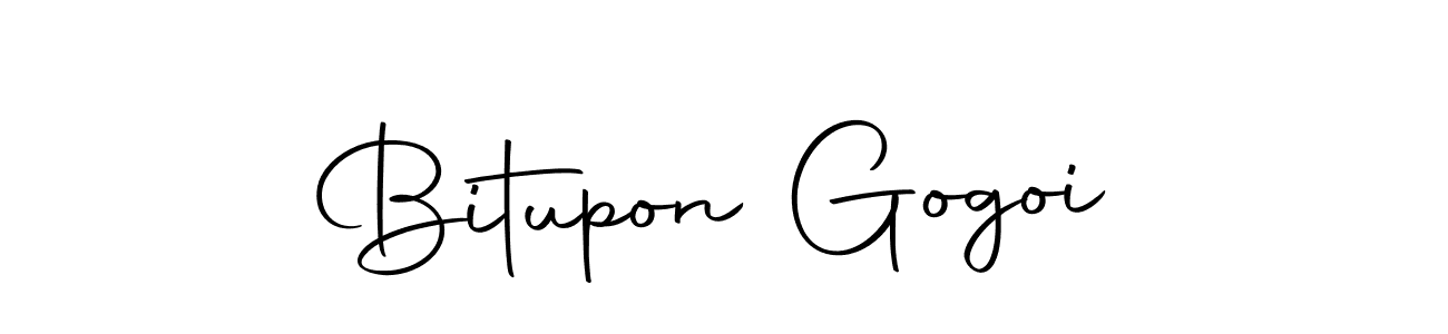 Create a beautiful signature design for name Bitupon Gogoi. With this signature (Autography-DOLnW) fonts, you can make a handwritten signature for free. Bitupon Gogoi signature style 10 images and pictures png