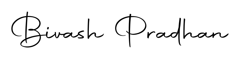 Enhance your business communications with Bivash Pradhan signature in Autography-DOLnW lettering. Clean, modern, and universally compatible. Bivash Pradhan signature style 10 images and pictures png