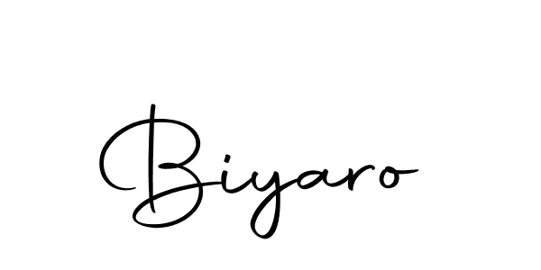 Use a signature maker to create a handwritten signature online. With this signature software, you can design (Autography-DOLnW) your own signature for name Biyaro. Biyaro signature style 10 images and pictures png