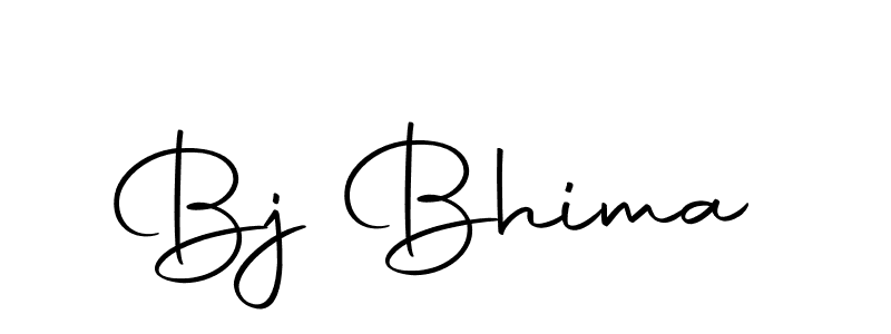 Make a beautiful signature design for name Bj Bhima. With this signature (Autography-DOLnW) style, you can create a handwritten signature for free. Bj Bhima signature style 10 images and pictures png