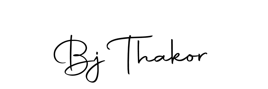 How to make Bj Thakor signature? Autography-DOLnW is a professional autograph style. Create handwritten signature for Bj Thakor name. Bj Thakor signature style 10 images and pictures png