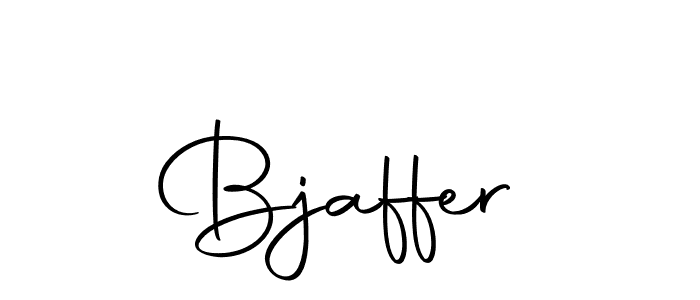How to make Bjaffer name signature. Use Autography-DOLnW style for creating short signs online. This is the latest handwritten sign. Bjaffer signature style 10 images and pictures png