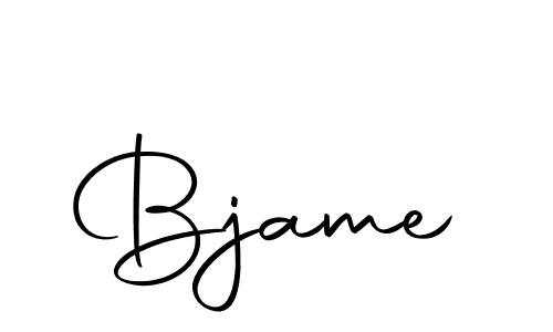 The best way (Autography-DOLnW) to make a short signature is to pick only two or three words in your name. The name Bjame include a total of six letters. For converting this name. Bjame signature style 10 images and pictures png