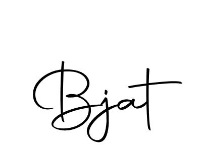 Design your own signature with our free online signature maker. With this signature software, you can create a handwritten (Autography-DOLnW) signature for name Bjat. Bjat signature style 10 images and pictures png
