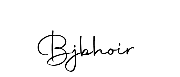 Create a beautiful signature design for name Bjbhoir. With this signature (Autography-DOLnW) fonts, you can make a handwritten signature for free. Bjbhoir signature style 10 images and pictures png