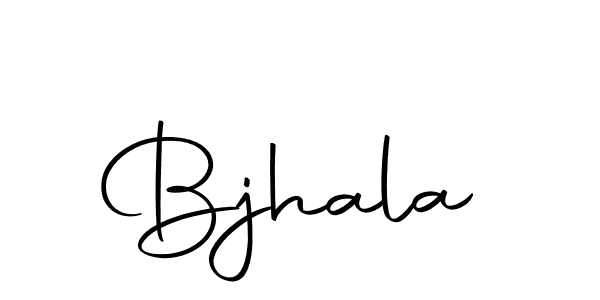 Use a signature maker to create a handwritten signature online. With this signature software, you can design (Autography-DOLnW) your own signature for name Bjhala. Bjhala signature style 10 images and pictures png