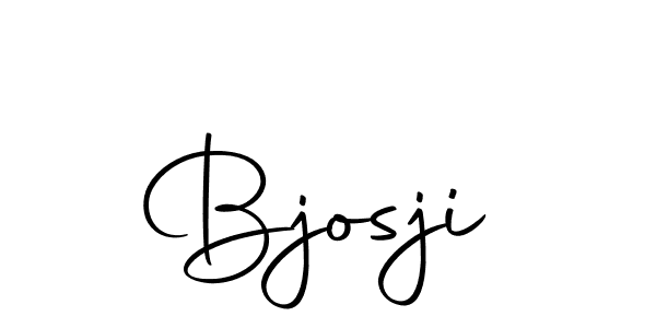 Make a beautiful signature design for name Bjosji. With this signature (Autography-DOLnW) style, you can create a handwritten signature for free. Bjosji signature style 10 images and pictures png