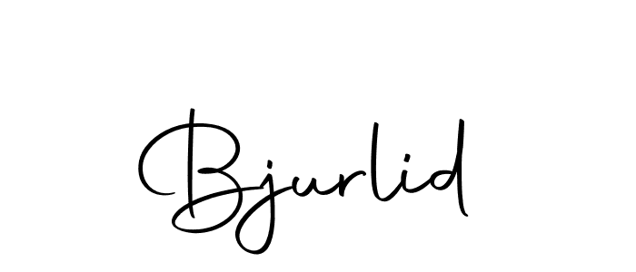 Make a beautiful signature design for name Bjurlid. With this signature (Autography-DOLnW) style, you can create a handwritten signature for free. Bjurlid signature style 10 images and pictures png