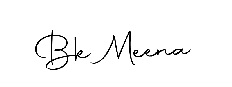 You should practise on your own different ways (Autography-DOLnW) to write your name (Bk Meena) in signature. don't let someone else do it for you. Bk Meena signature style 10 images and pictures png
