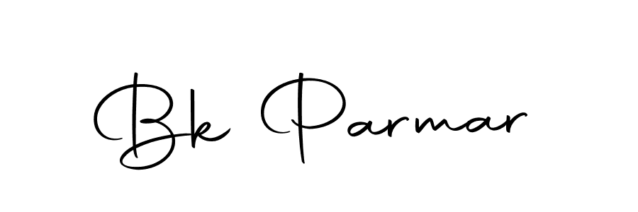 Create a beautiful signature design for name Bk Parmar. With this signature (Autography-DOLnW) fonts, you can make a handwritten signature for free. Bk Parmar signature style 10 images and pictures png