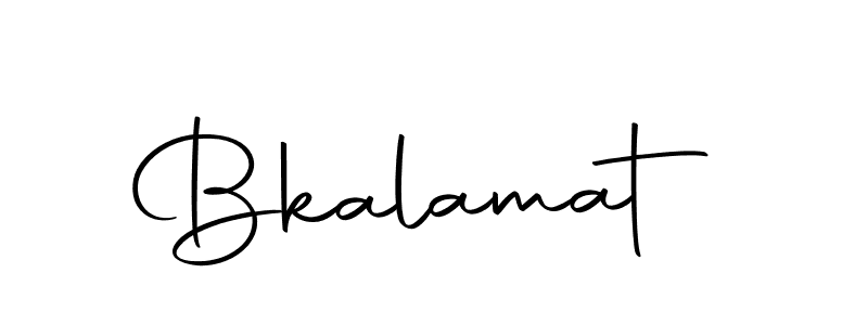 Design your own signature with our free online signature maker. With this signature software, you can create a handwritten (Autography-DOLnW) signature for name Bkalamat. Bkalamat signature style 10 images and pictures png