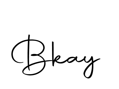 You should practise on your own different ways (Autography-DOLnW) to write your name (Bkay) in signature. don't let someone else do it for you. Bkay signature style 10 images and pictures png