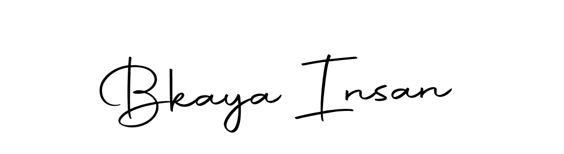 Make a beautiful signature design for name Bkaya Insan. With this signature (Autography-DOLnW) style, you can create a handwritten signature for free. Bkaya Insan signature style 10 images and pictures png
