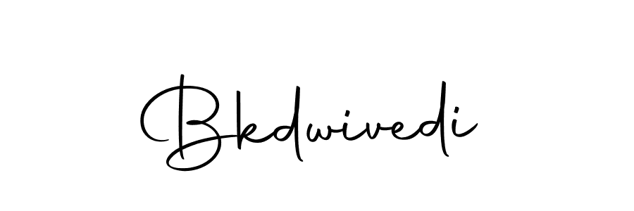 How to make Bkdwivedi name signature. Use Autography-DOLnW style for creating short signs online. This is the latest handwritten sign. Bkdwivedi signature style 10 images and pictures png
