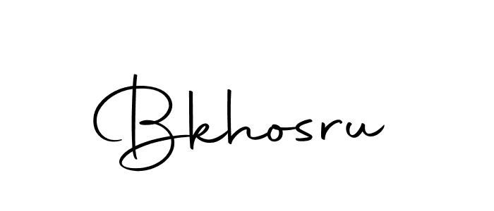 Make a beautiful signature design for name Bkhosru. With this signature (Autography-DOLnW) style, you can create a handwritten signature for free. Bkhosru signature style 10 images and pictures png