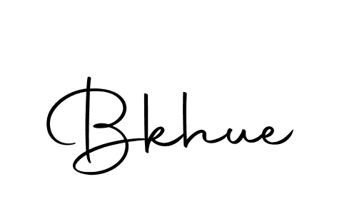 Make a beautiful signature design for name Bkhue. With this signature (Autography-DOLnW) style, you can create a handwritten signature for free. Bkhue signature style 10 images and pictures png