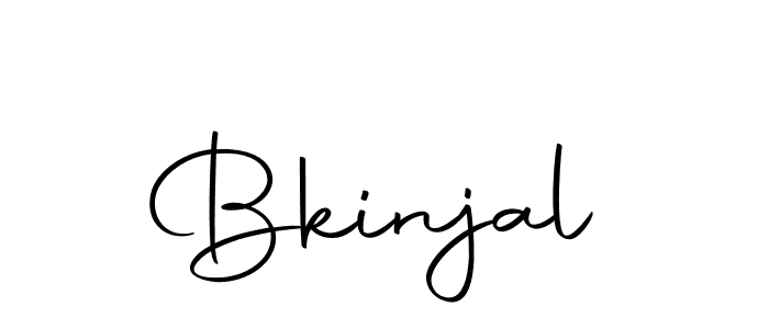 Design your own signature with our free online signature maker. With this signature software, you can create a handwritten (Autography-DOLnW) signature for name Bkinjal. Bkinjal signature style 10 images and pictures png