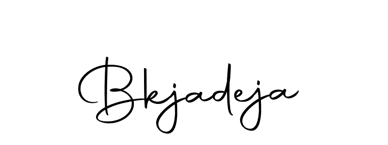Also we have Bkjadeja name is the best signature style. Create professional handwritten signature collection using Autography-DOLnW autograph style. Bkjadeja signature style 10 images and pictures png