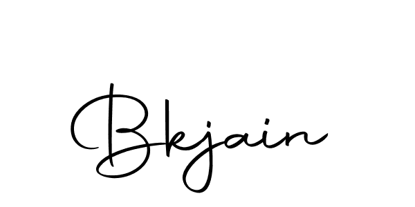 Create a beautiful signature design for name Bkjain. With this signature (Autography-DOLnW) fonts, you can make a handwritten signature for free. Bkjain signature style 10 images and pictures png