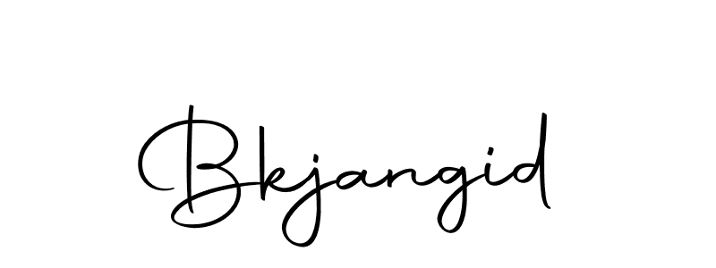 Create a beautiful signature design for name Bkjangid. With this signature (Autography-DOLnW) fonts, you can make a handwritten signature for free. Bkjangid signature style 10 images and pictures png