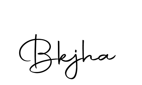 Make a beautiful signature design for name Bkjha. With this signature (Autography-DOLnW) style, you can create a handwritten signature for free. Bkjha signature style 10 images and pictures png