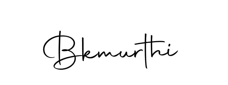 Design your own signature with our free online signature maker. With this signature software, you can create a handwritten (Autography-DOLnW) signature for name Bkmurthi. Bkmurthi signature style 10 images and pictures png